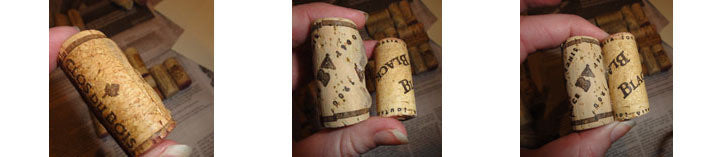 Wine cork trivet step 1
