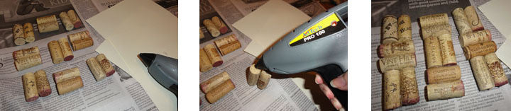 Wine cork trivet step 2