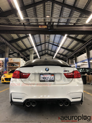 bmw f80 m3 f82 m4 V style carbon fiber diffuser 