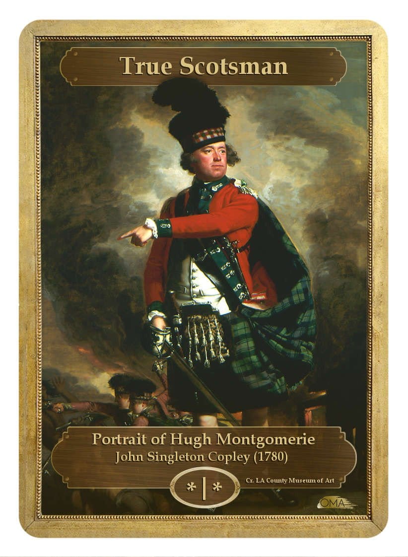 True Scotsman Token (John Singleton Copley)