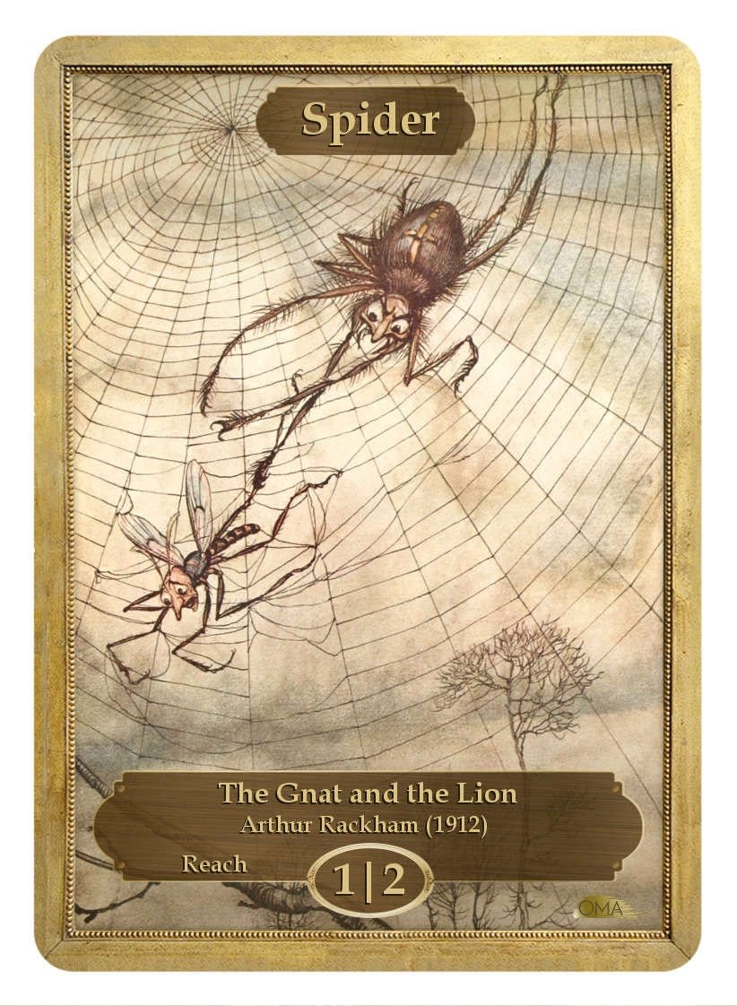 《蜘蛛トークン/Spider Token》 (Arthur Rackham)