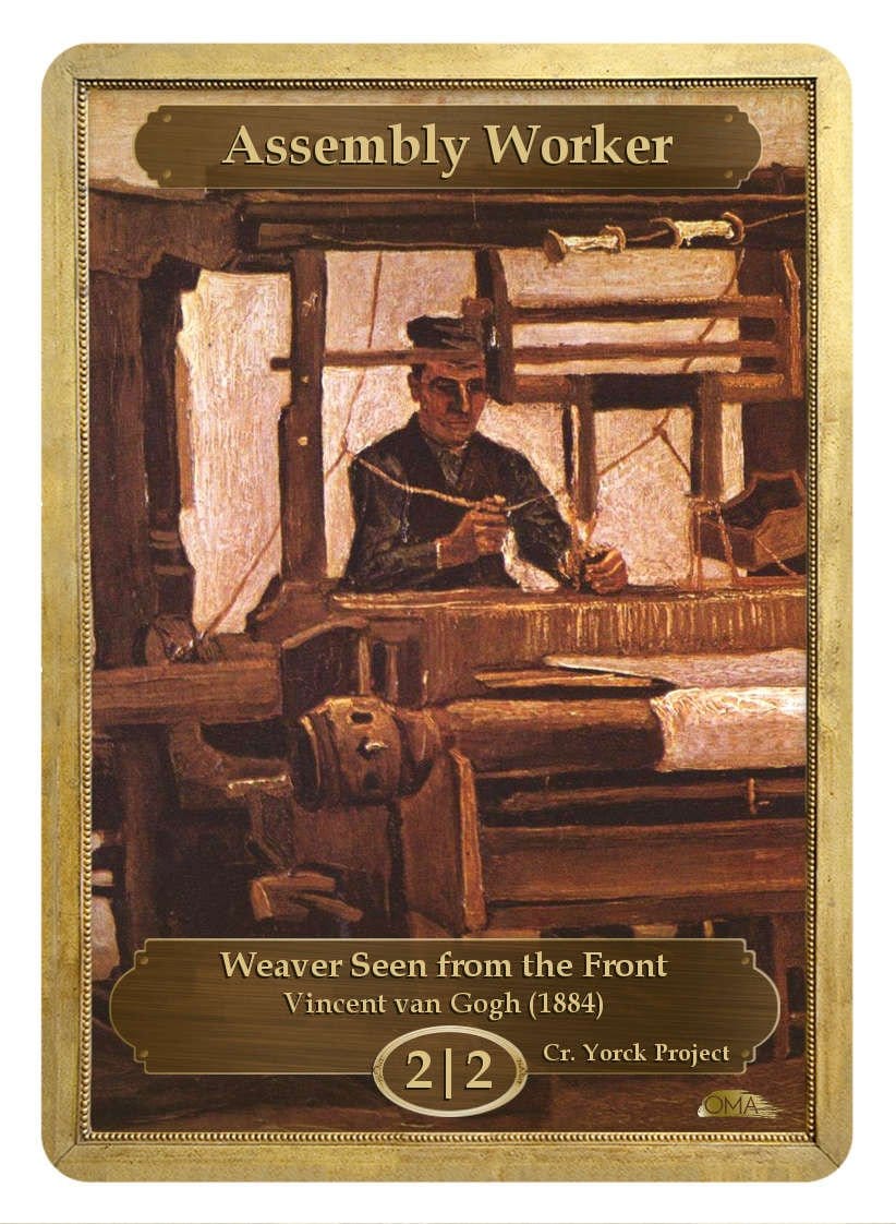 Assembly Worker Token (Vincent van Gogh)