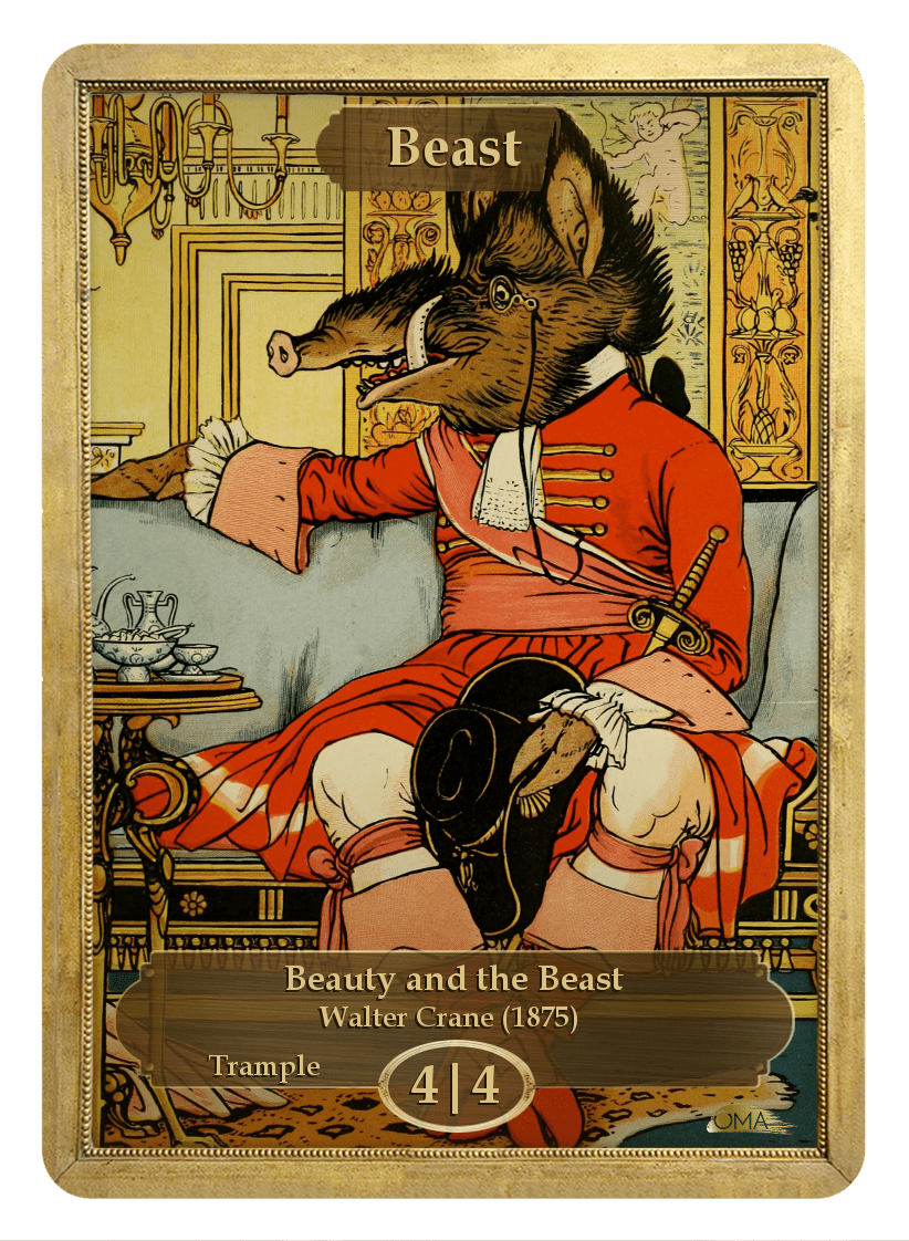 《ビーストトークン/Beast Token》 (Walter Crane)