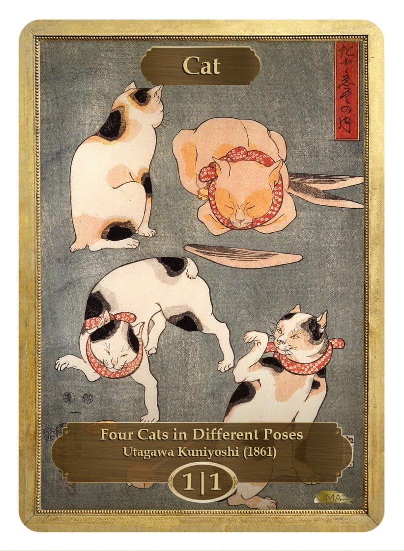 《猫トークン/Cat Token》 (Utagawa Kuniyoshi)