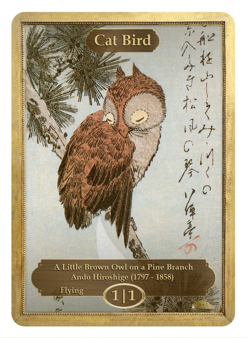 Cat Bird Token (Ando Hiroshige)