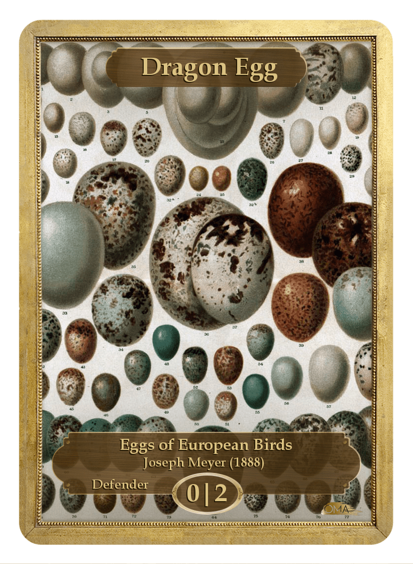 《ドラゴン・卵トークン/Dragon Egg Token》 (Joseph Meyer)