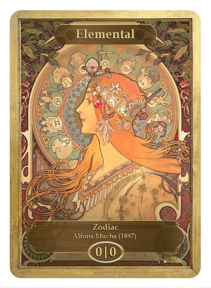 《エレメンタルトークン/Elemental Token》 (Alfons Mucha)