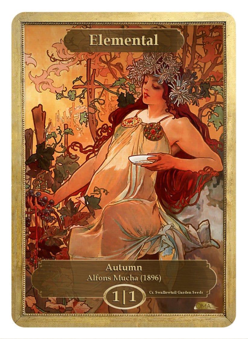 《エレメンタルトークン/Elemental Token》 (Alfons Mucha)