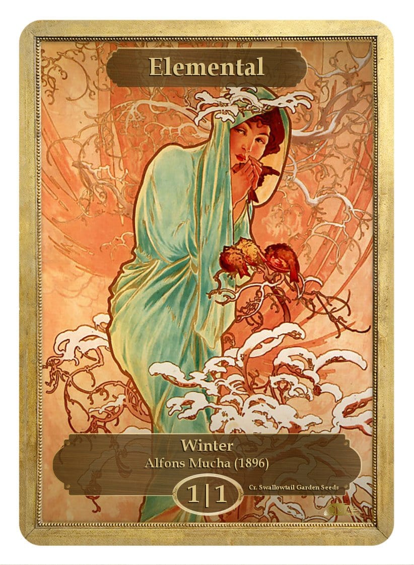 《エレメンタルトークン/Elemental Token》 (Alfons Mucha)