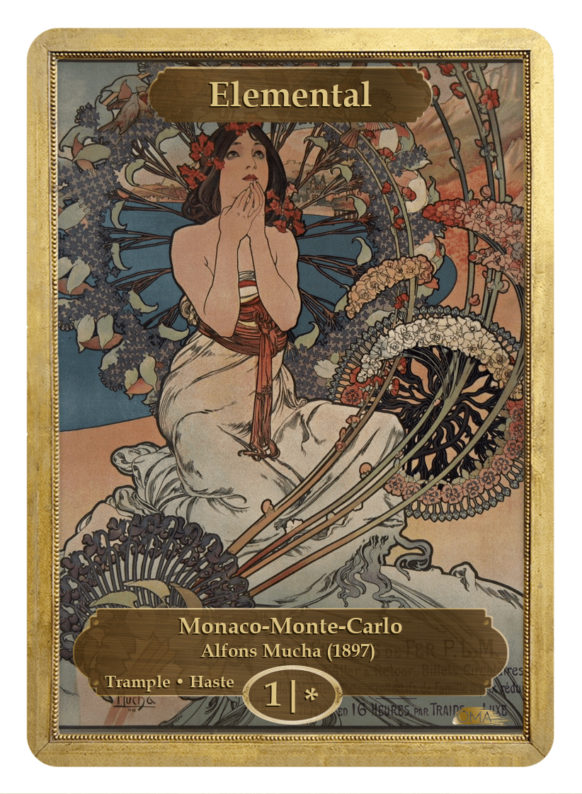 《エレメンタルトークン/Elemental Token》 (Alfons Mucha)