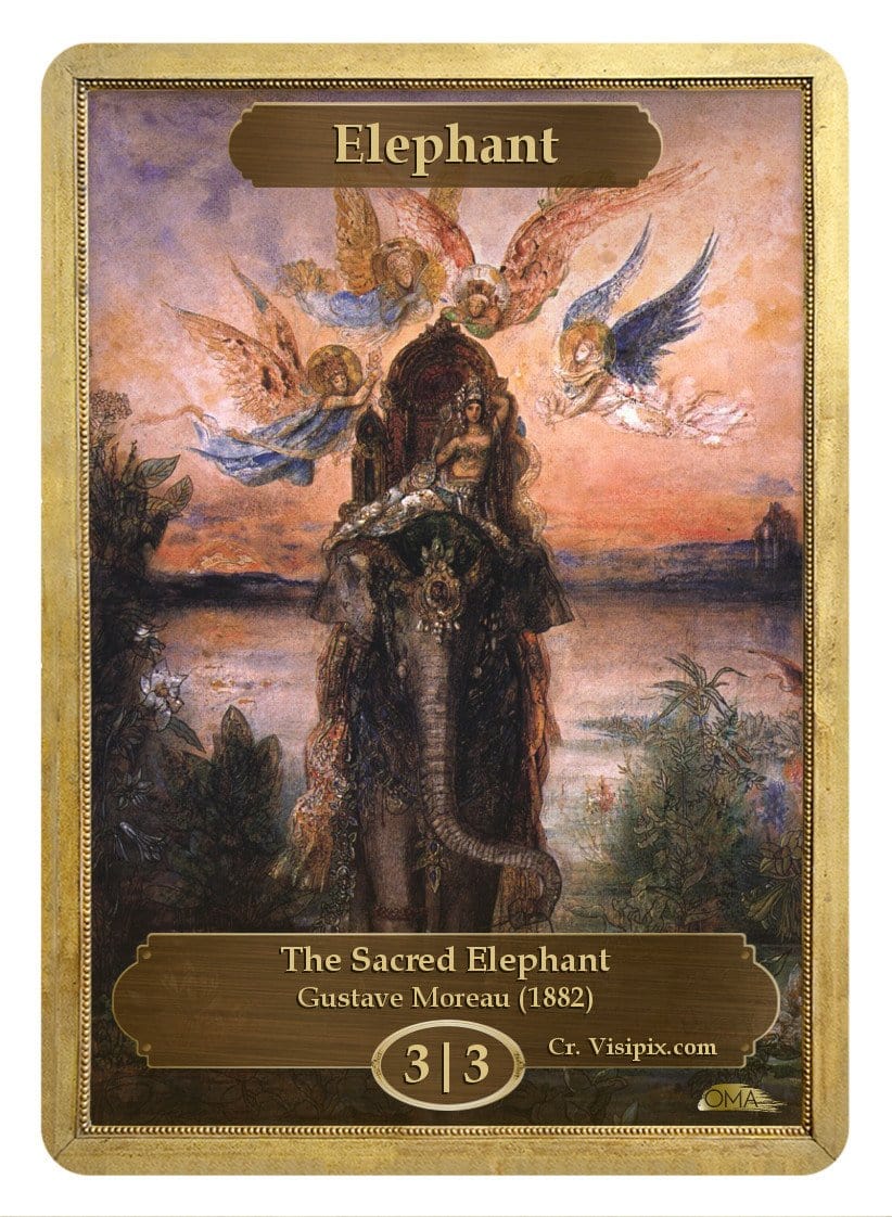 《象トークン/Elephant Token》 (Gustave Moreau)