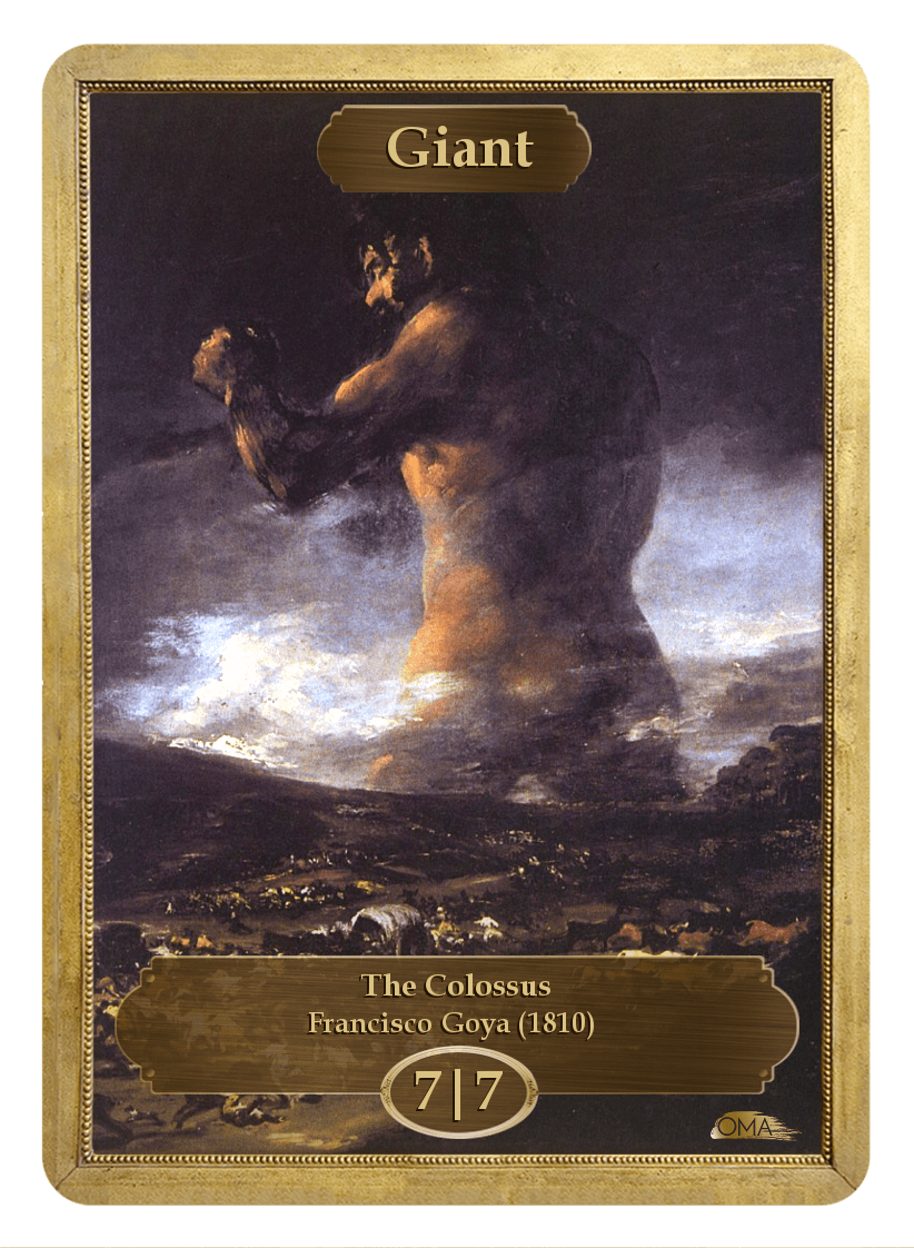 《巨人トークン/Giant Token》 (Francisco José de Goya y Lucientes)