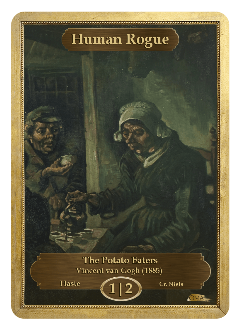 《人間・ならず者トークン/Human Rogue Token》 (Vincent van Gogh)