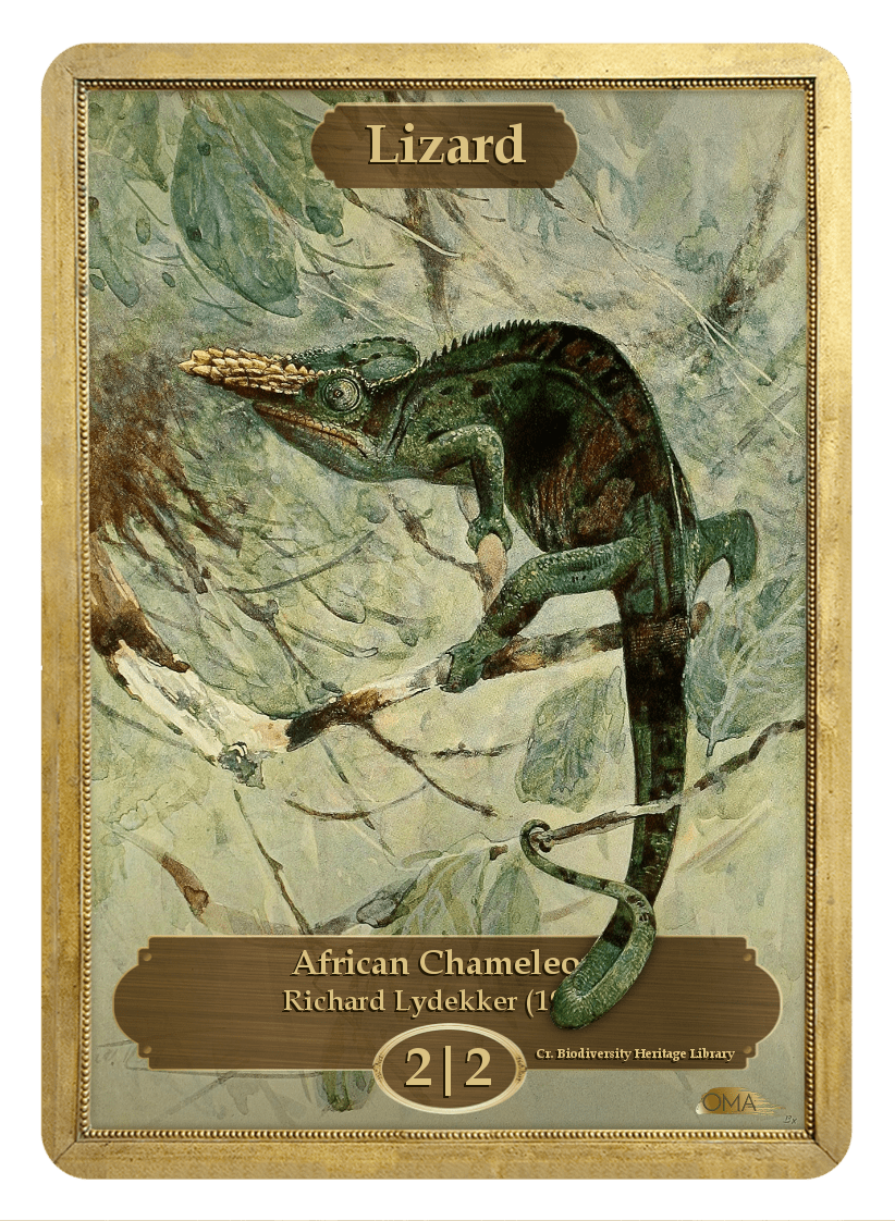 Lizard Token (Richard Lydekker)