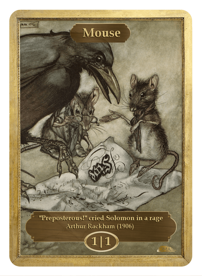 《ハツカネズミトークン/Mouse Token》 (Arthur Rackham)