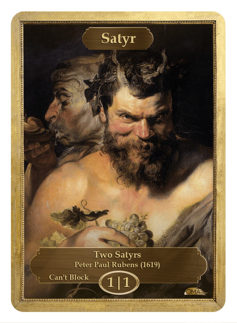 《サテュロストークン/Satyr Token》 (Peter Paul Rubens)