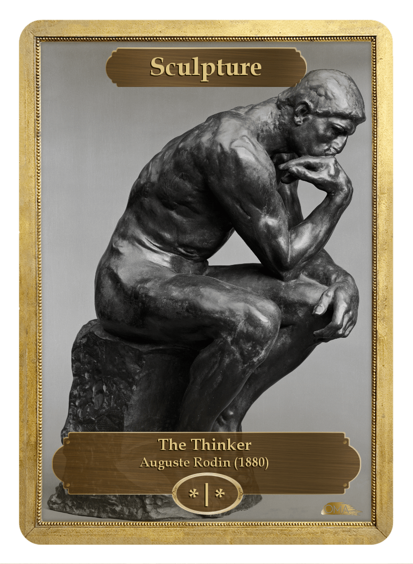 《彫像トークン/Sculpture Token》 (Auguste Rodin)