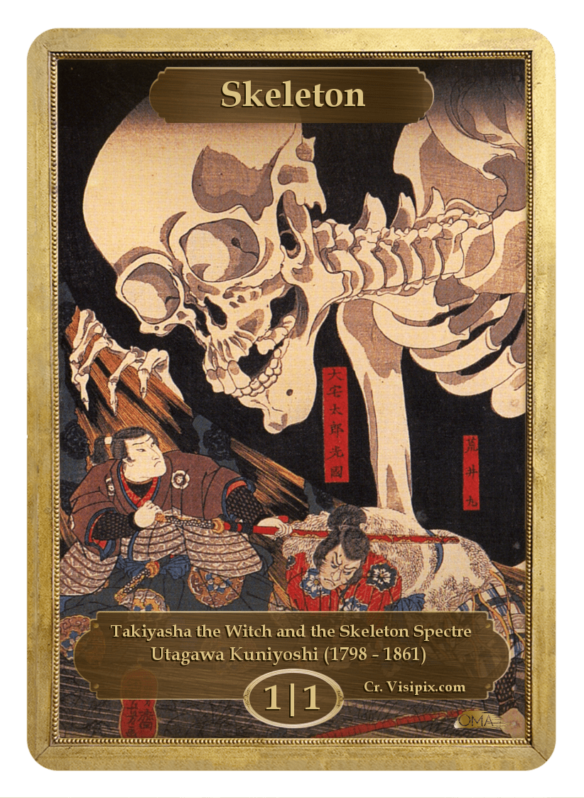 《スケルトントークン/Skeleton Token》 (Utagawa Kuniyoshi)