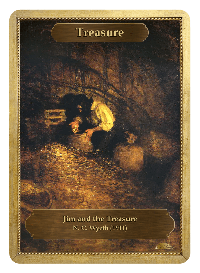 Treasure Counter (N. C. Wyeth)