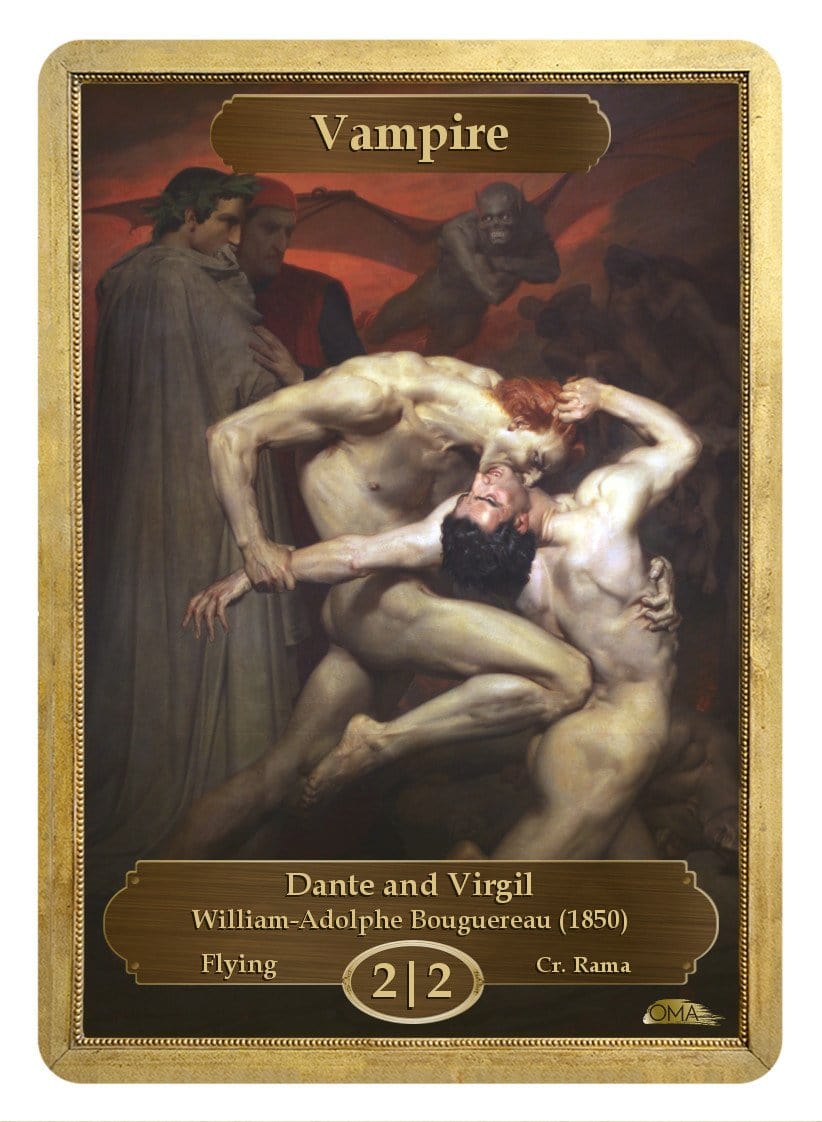 《吸血鬼トークン/Vampire Token》 (William-Adolphe Bouguereau)