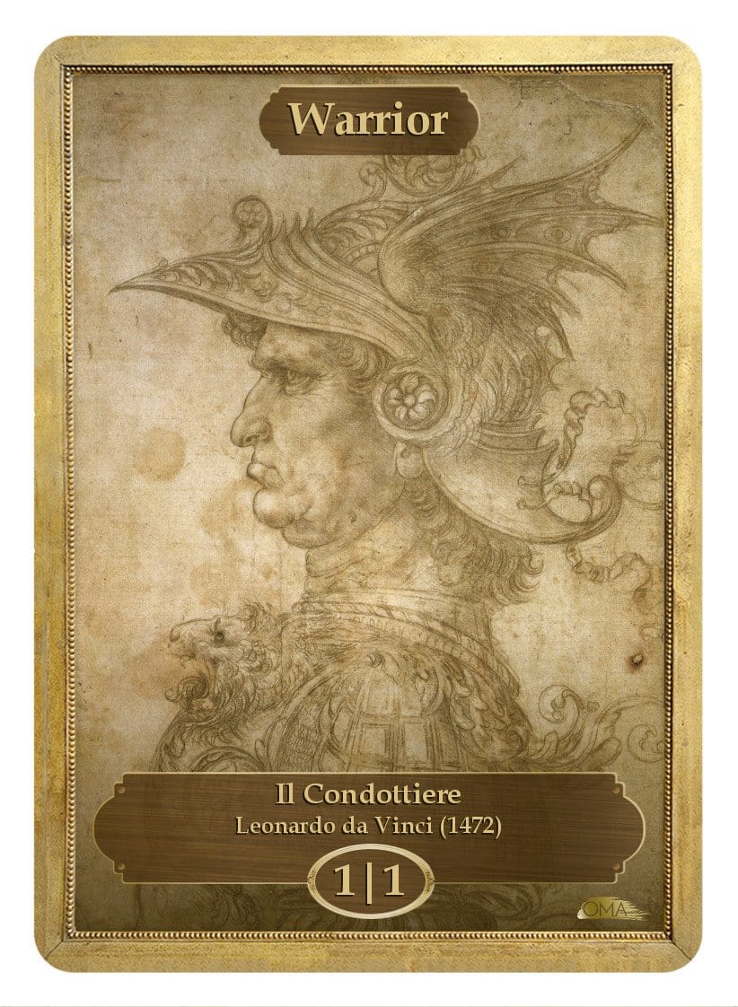 《戦士トークン/Warrior Token》 (Leonardo da Vinci)