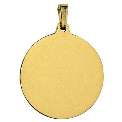 9ct Yellow Gold Round Engraving Shape Large - Markbridge Jewellers