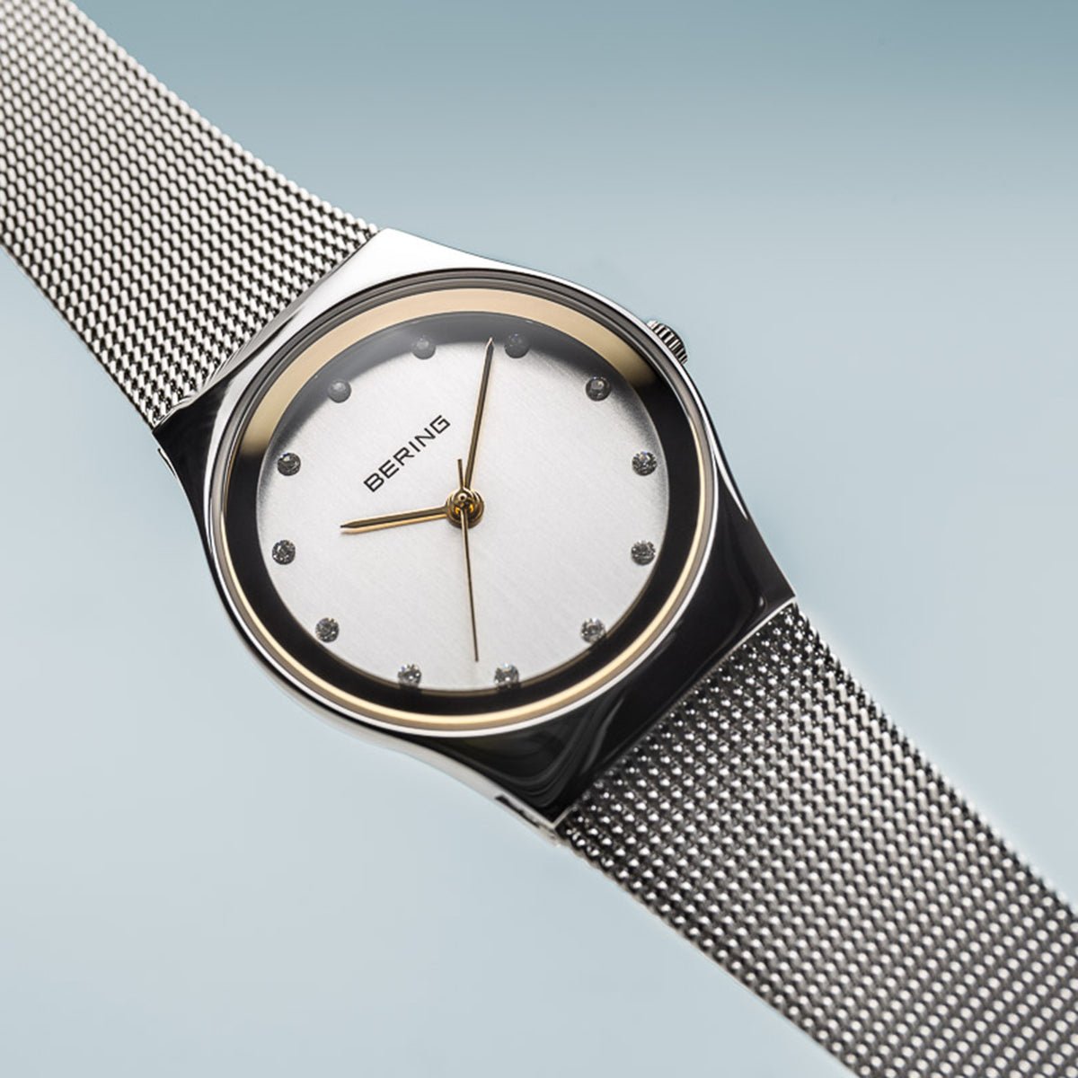 Bering Classic Silver Mesh Watch