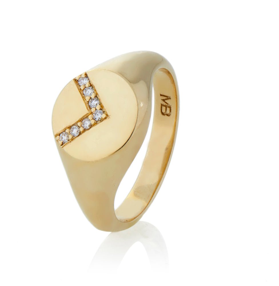 Diamond Signet Ring