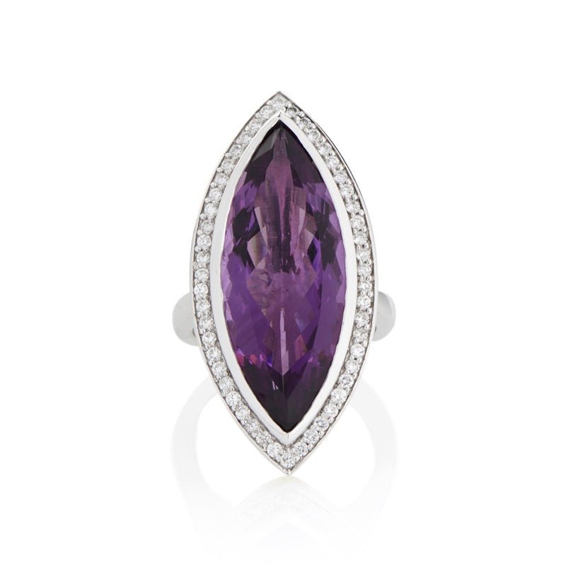 MB-LUXE - Marquise Amethyst Ring - Markbridge Jewellers