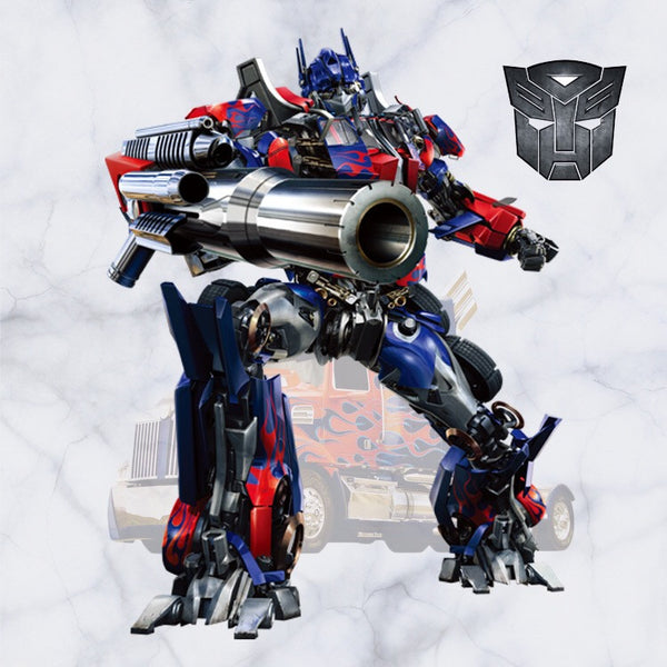 Optimus Prime Transformers 3D Torn Hole Ripped Wall Sticker Decal Art WT255 