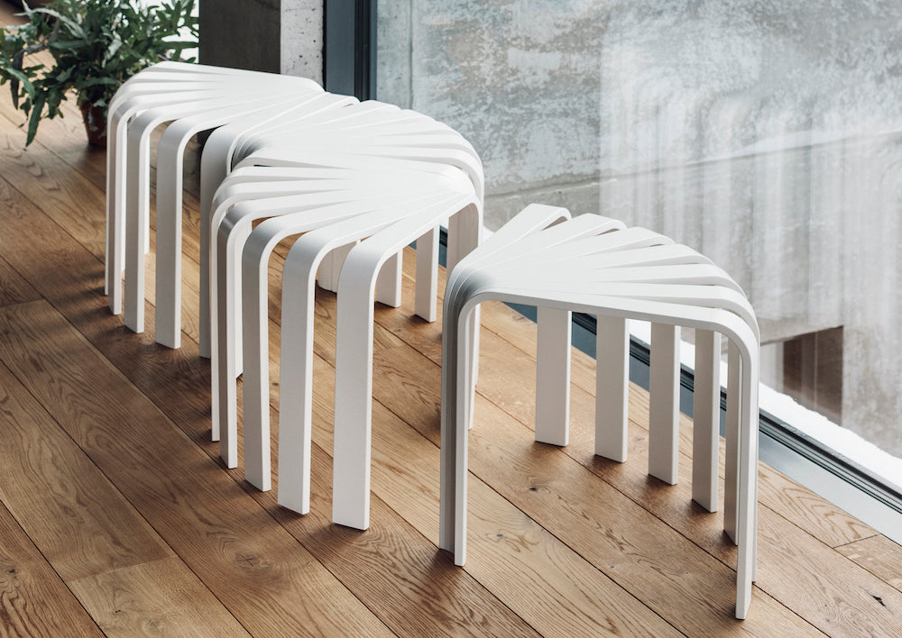 BEdesign Fan stool made in Finland Scandinavia
