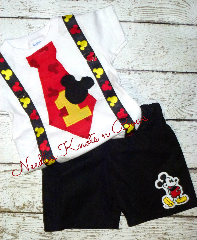 mickey mouse first birthday outfit for boy