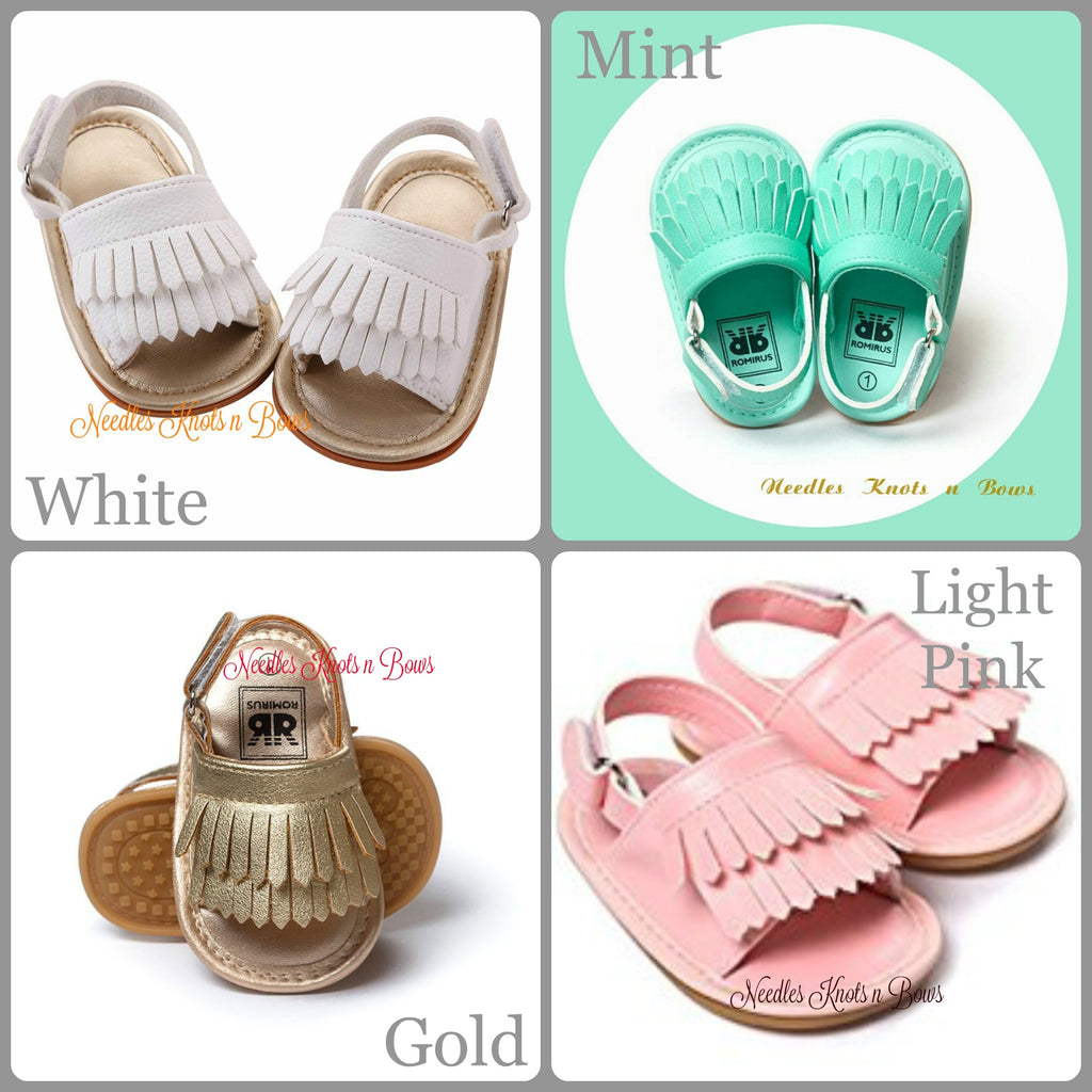 baby fringe sandals