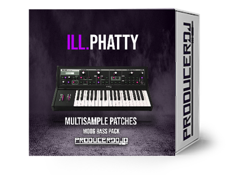 ill.Phatty - Moog Bass Pack - ProducerDJ.Market