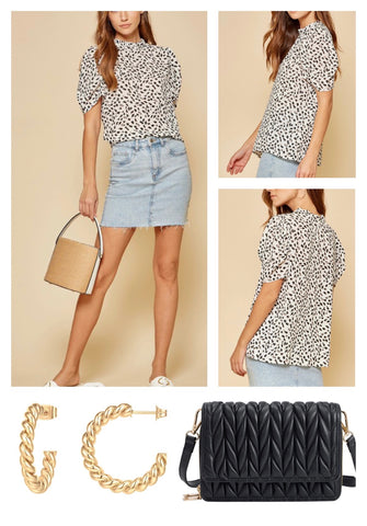 Jefferson White Blouse