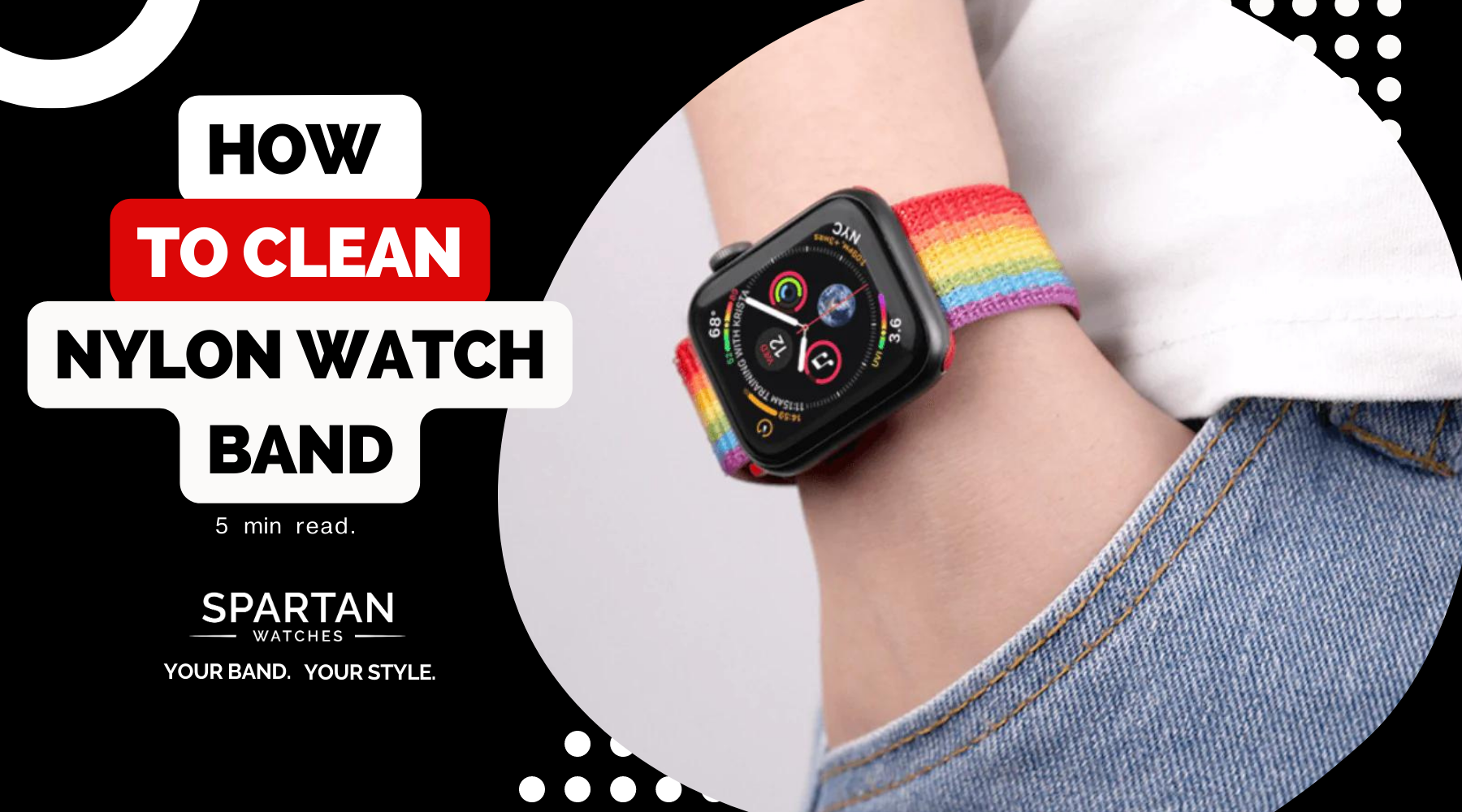 inerti bibel Svinde bort How to Clean a Nylon Apple Watch Band – Spartan Watches