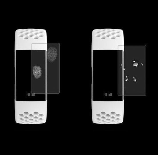 Screen Protector for Fitbit Charge 3, Scratch Resistant Film, 3-Pack
