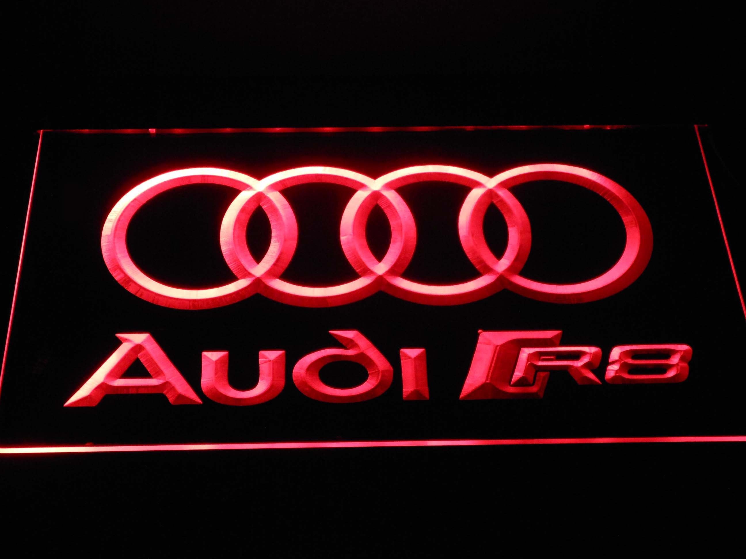 Audi R8 Logo LED Neon Sign | SafeSpecial