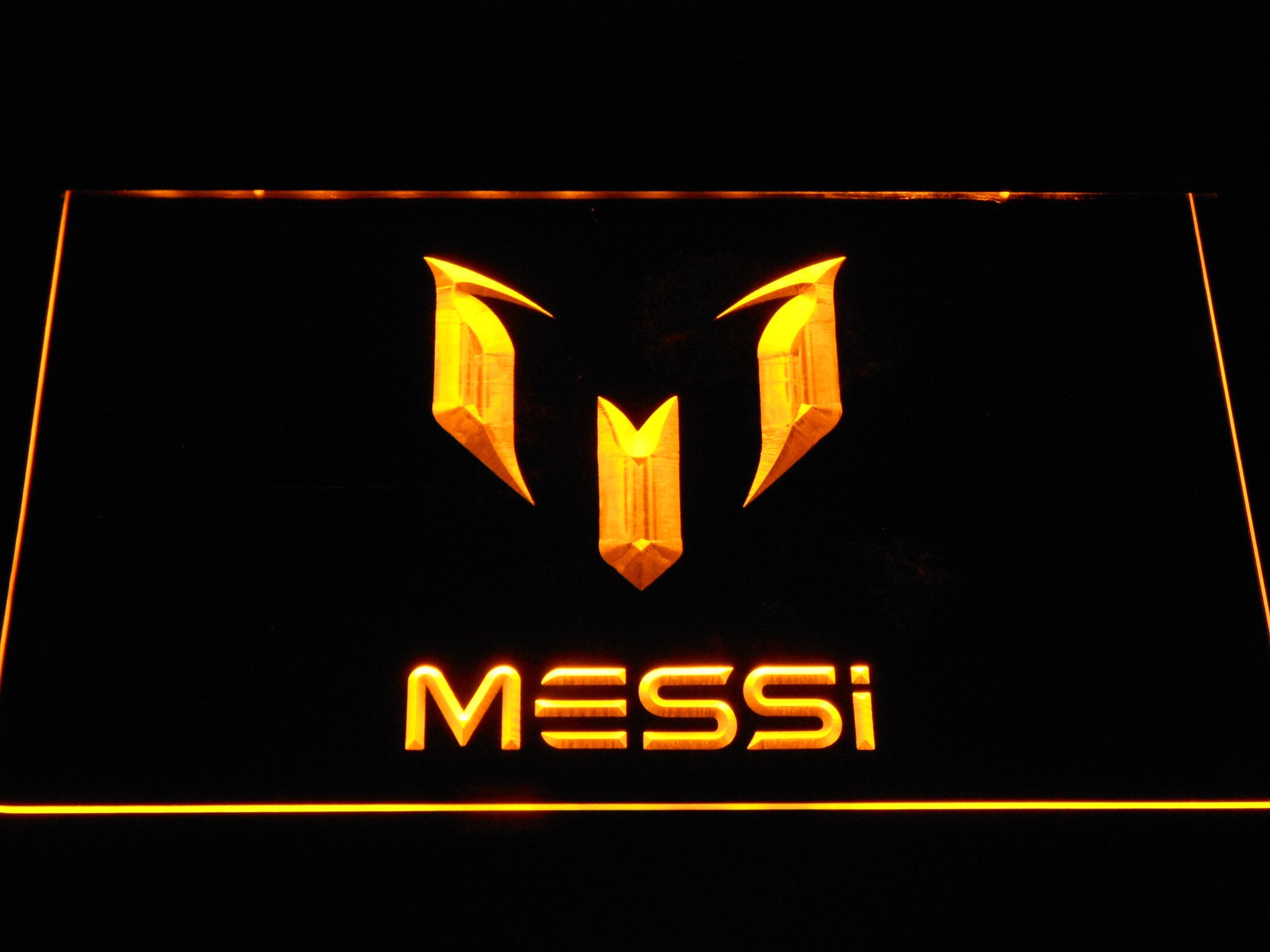 FC Barcelona Lionel Messi Logo LED Neon Sign | SafeSpecial