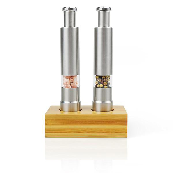 salt and pepper grinder stand