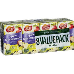 Golden Circle Apple & Blackcurrant 8x250ml