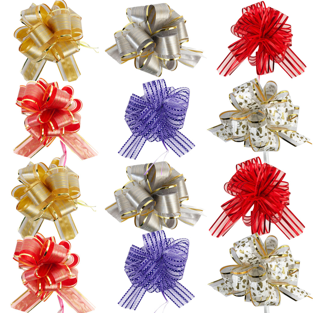 30mm Pull Bows Gift Wrapping Weddings Floristry Bow Ribbon ENGAGEMENT MARRIAGE 