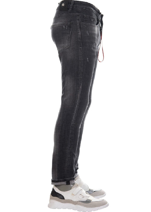 Black "Milano" Modern Wash Jeans