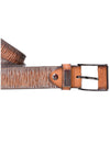 Brown Silver Foiled Belt