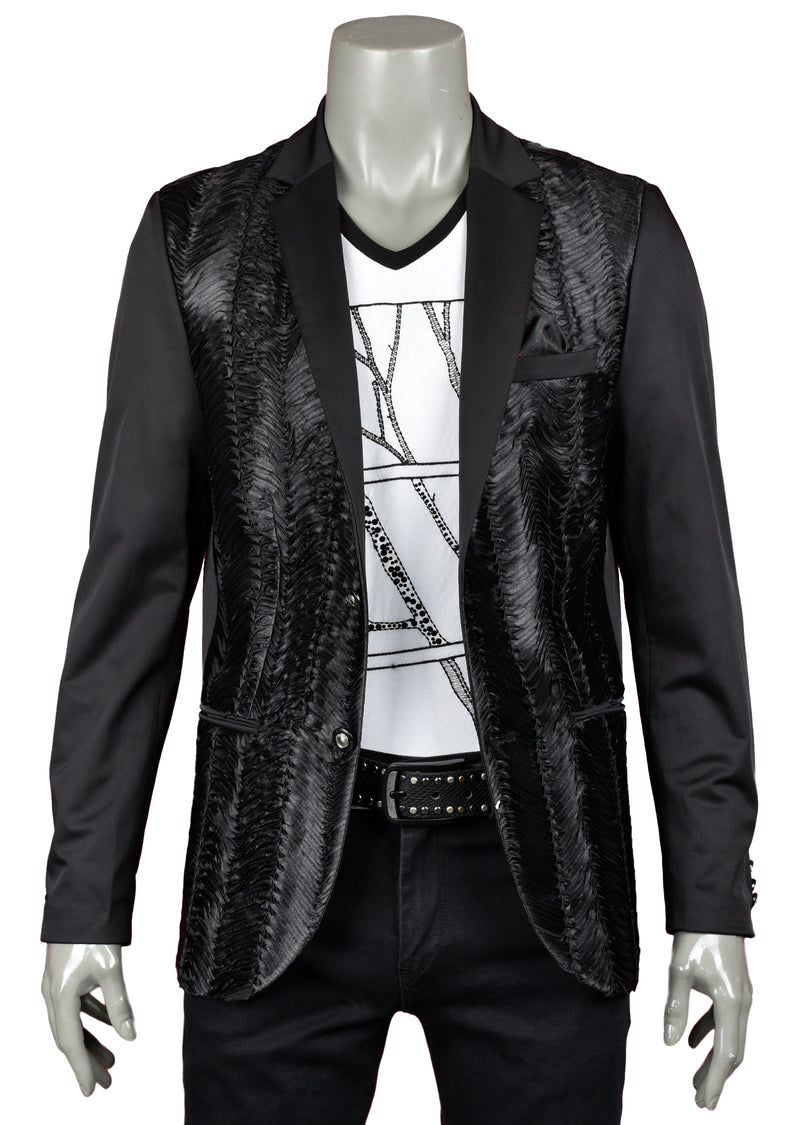 Black "Tuxedo" Fashion Blazer