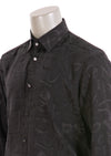 Black Alphabet Jacquard Shirt