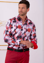 Red "Day Dream" Print Shirt