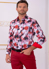 Red "Day Dream" Print Shirt