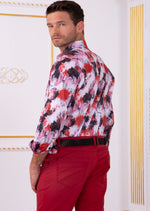 Red "Day Dream" Print Shirt