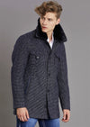 Dark Navy Double Flap Pocket Coat